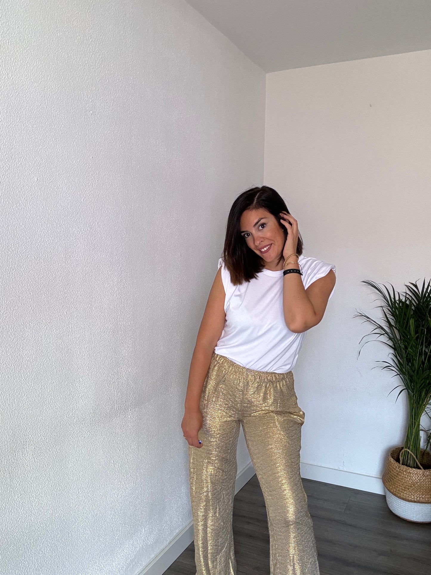 Pantalón dorado