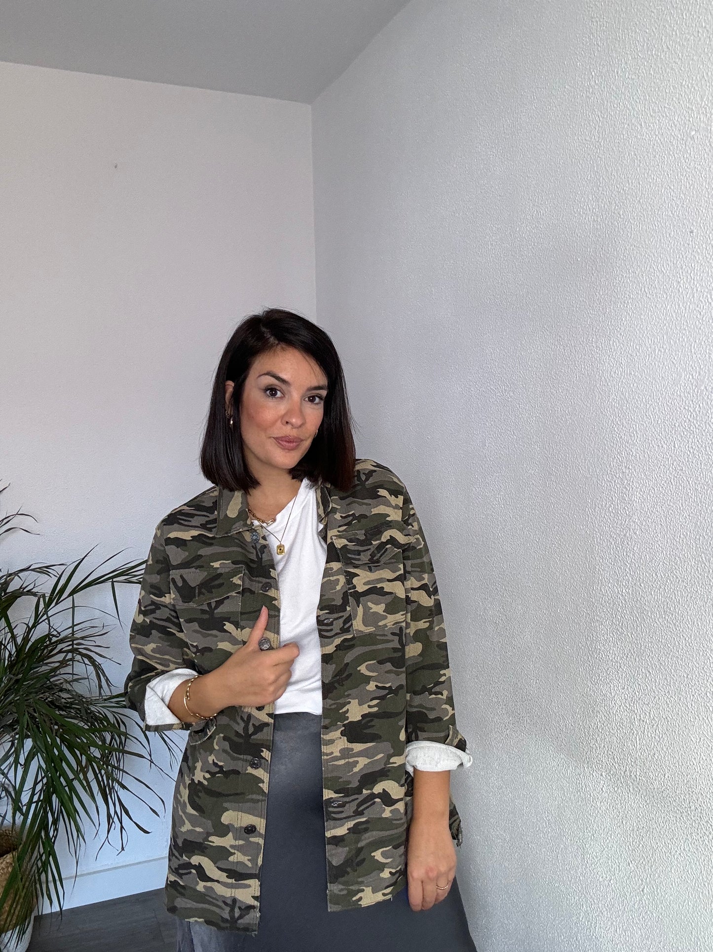 Cazadora camuflaje
