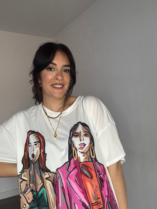 Camiseta Amigas