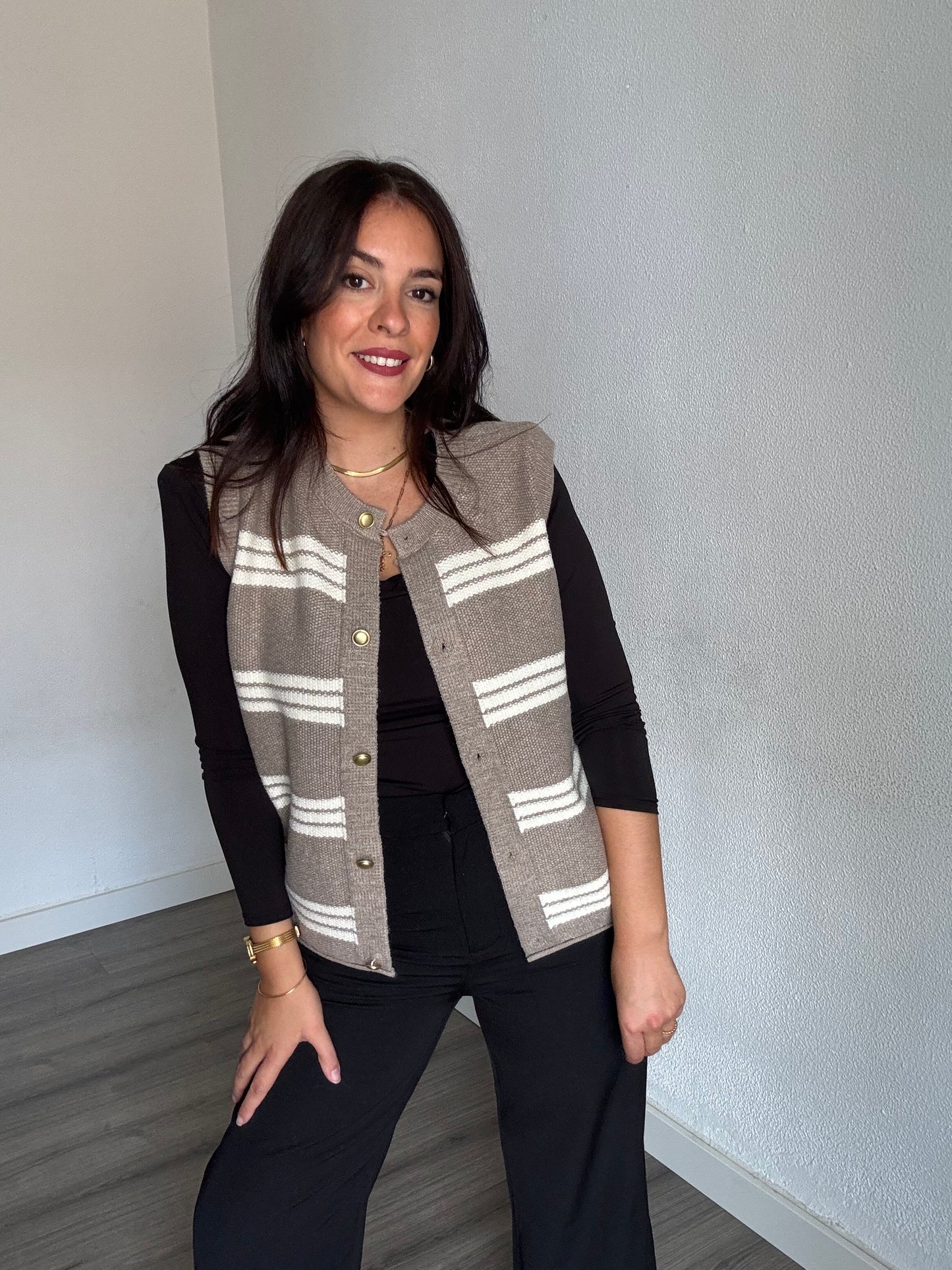 Cárdigan sin mangas Lotus