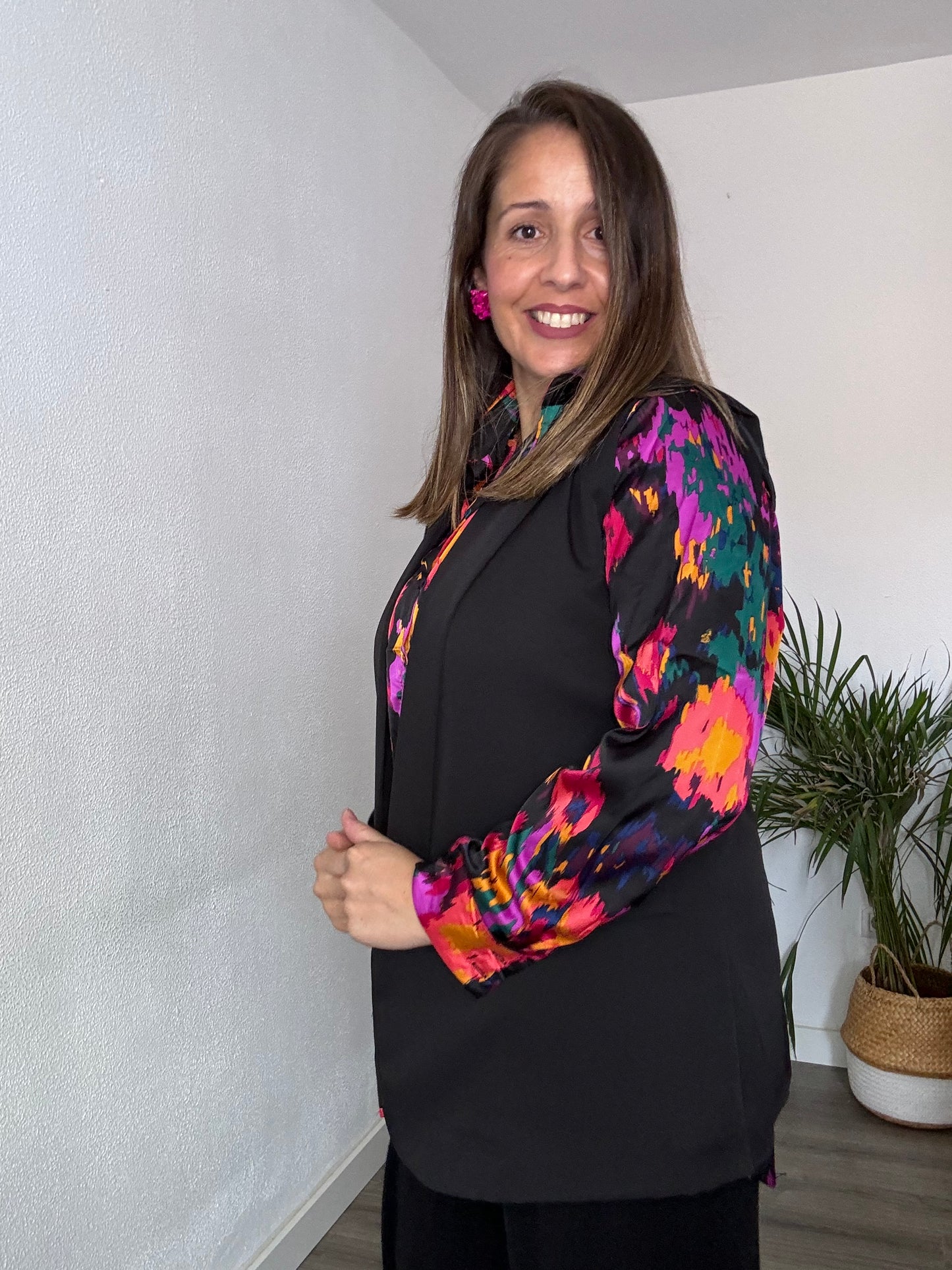 Chaqueta sin mangas negra