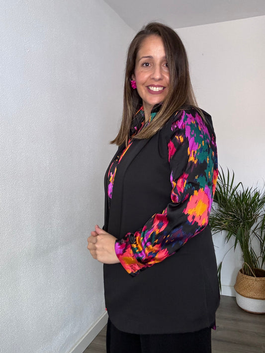 Chaqueta sin mangas negra