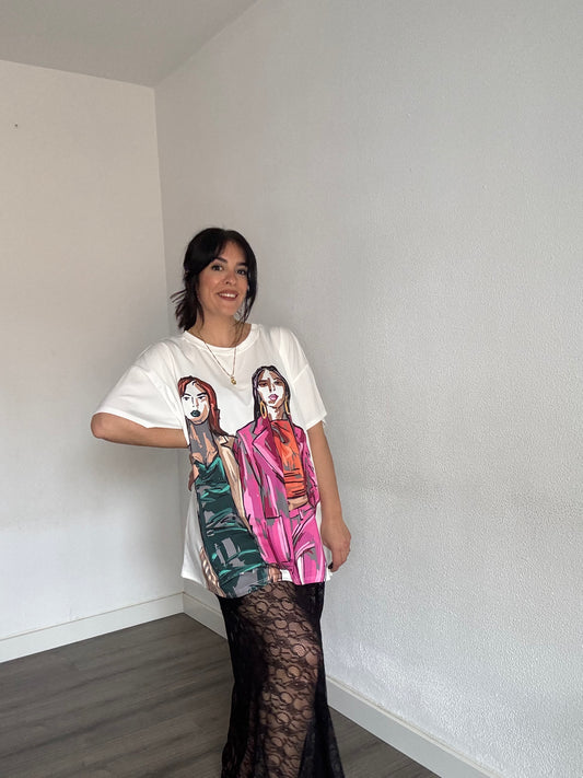Falda Encajes