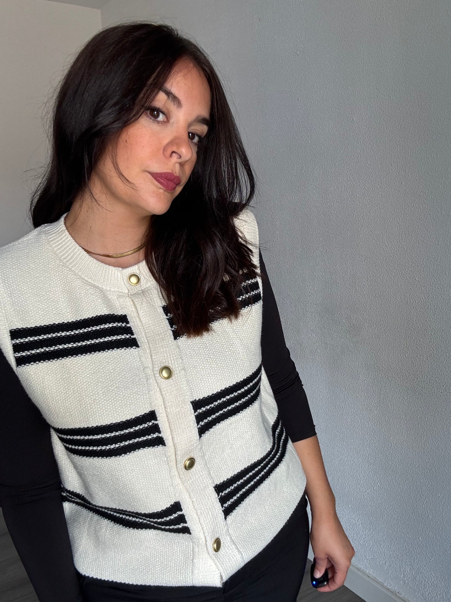 Cárdigan sin mangas Lotus