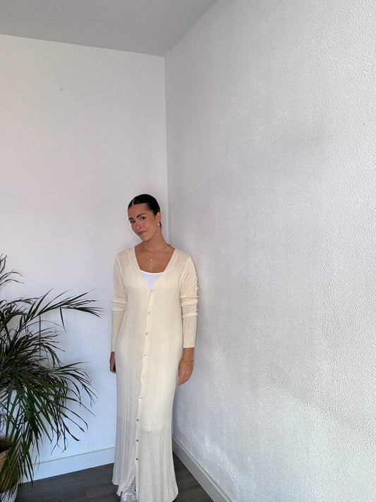 Vestido Julieta beige